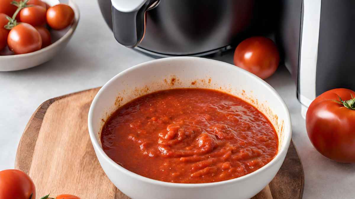 Cómo Hacer Salsa de Tomate en Freidora de Aire